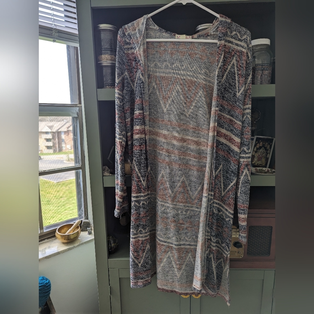 long tribal light jacket